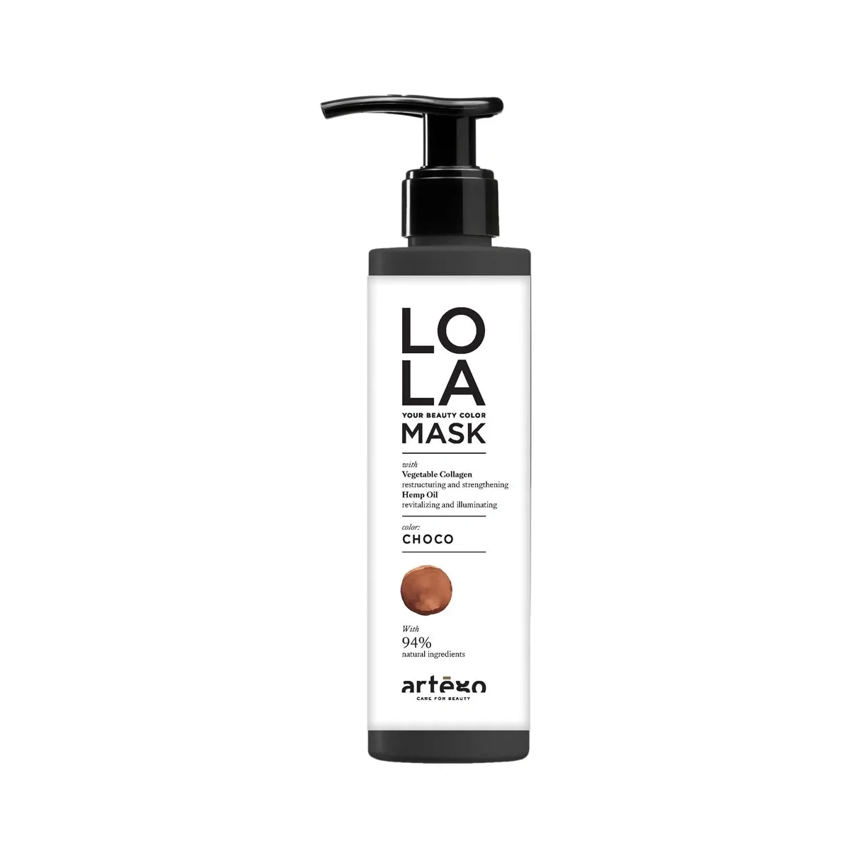 Artego LOLA Choco tonuojanti kaukė plaukams 200 ml